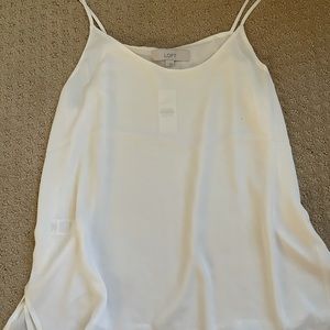 Loft white cami